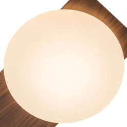 3-Light Dimmable LED Rustic Linear Flush Mount Light