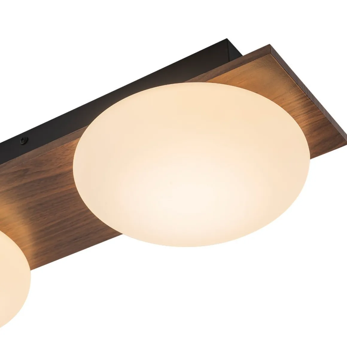 3-Light Dimmable LED Rustic Linear Flush Mount Light