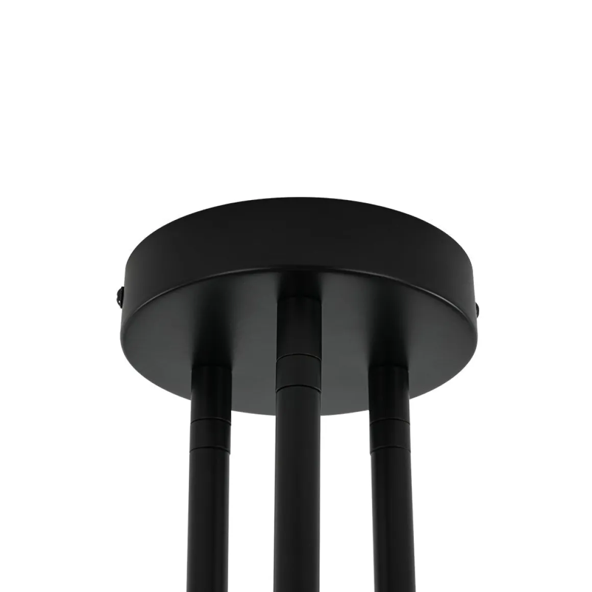 6-Light Smoked Glass Globe Linear Sputnik Semi Flush