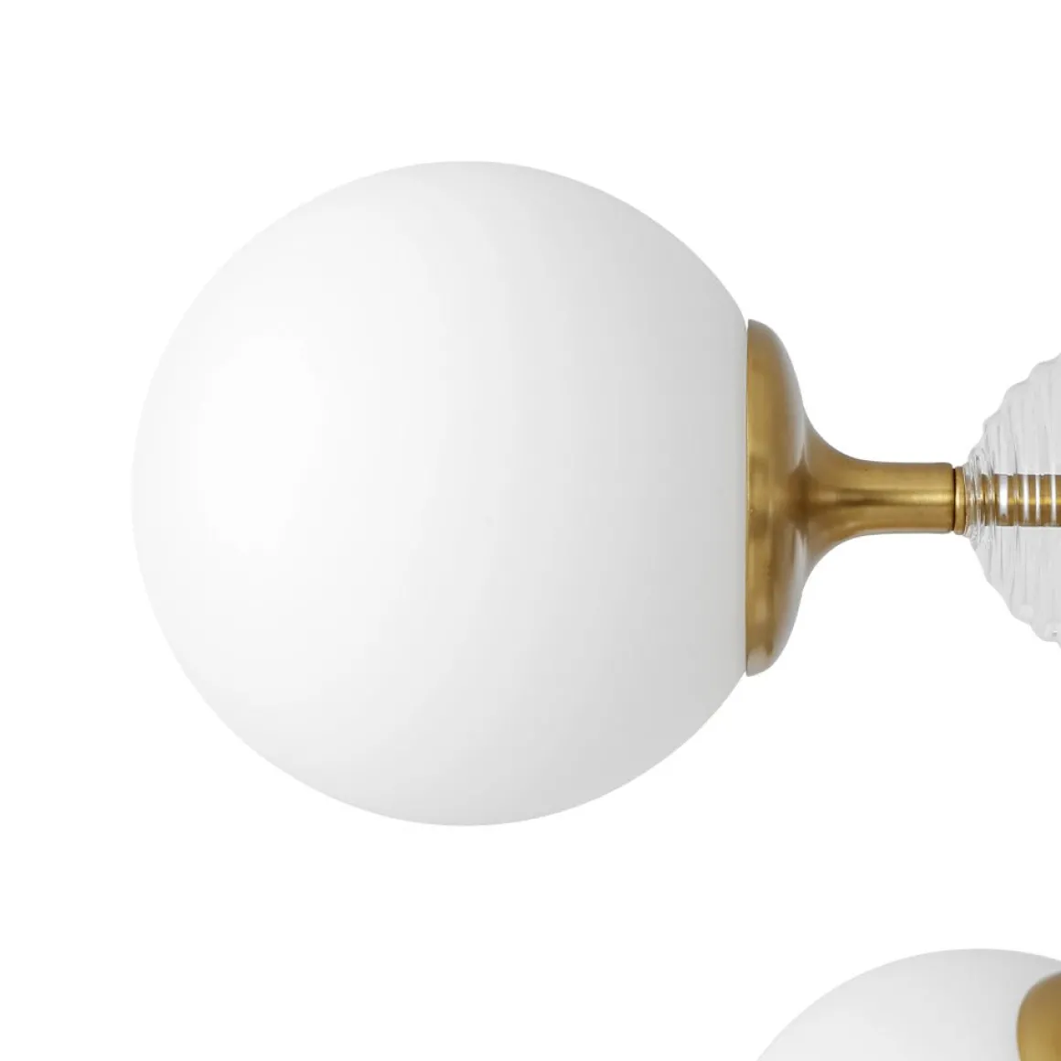 9-Light Tiered Sputnik Glass Globe Bubble Chandelier