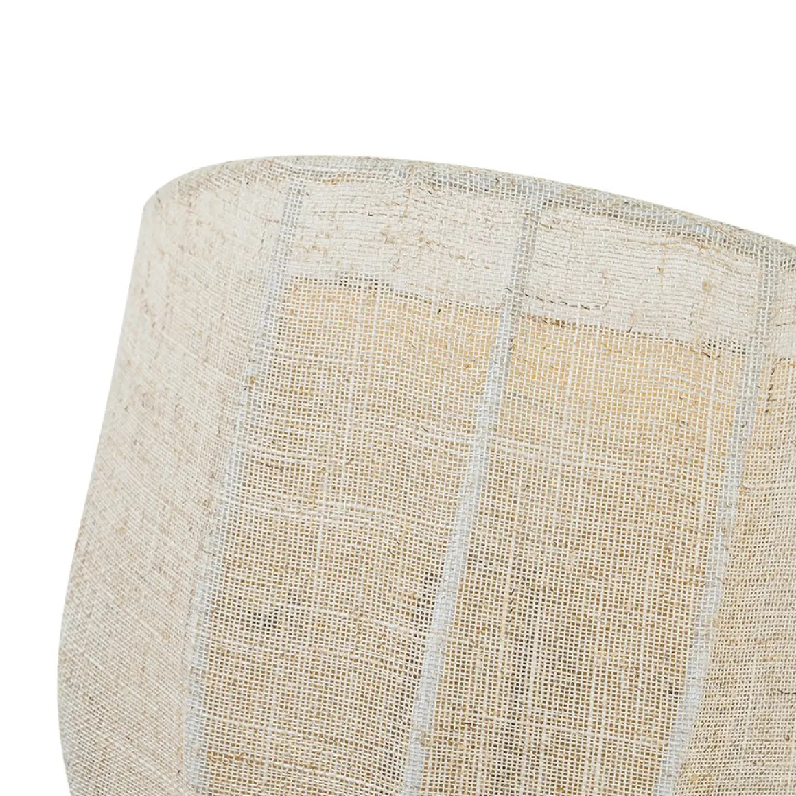 1-Light Vintage Natural Fabric Linen Cage Wall Sconce