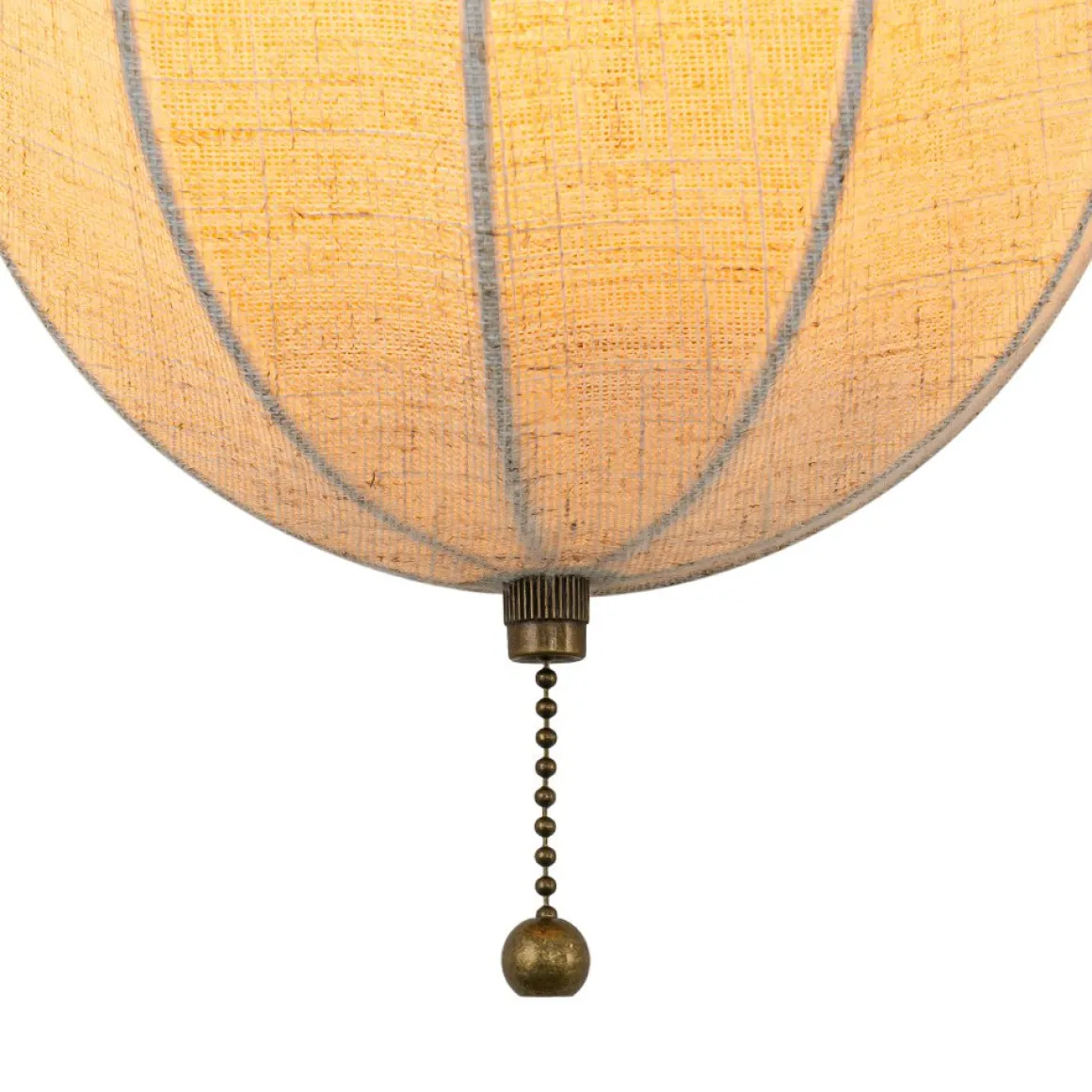 1-Light Vintage Natural Fabric Linen Cage Wall Sconce