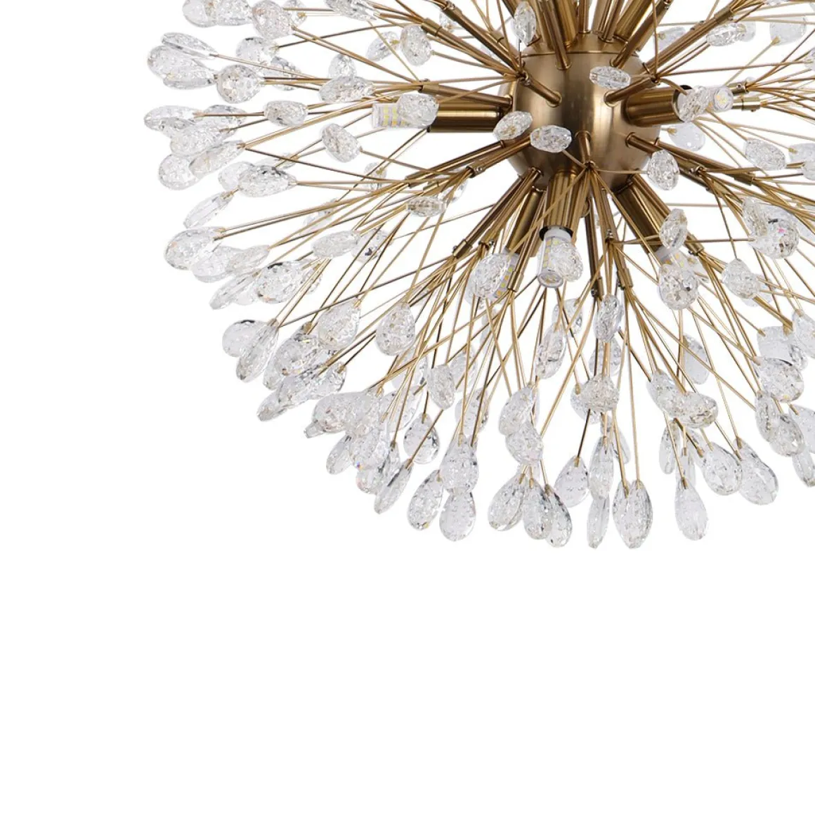 Luxury Bloom Dandelion Crystal Firework Chandelier