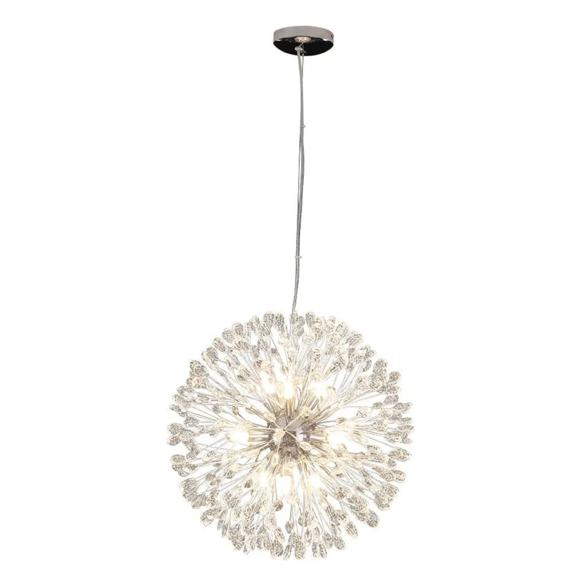 Luxury Bloom Dandelion Crystal Firework Chandelier