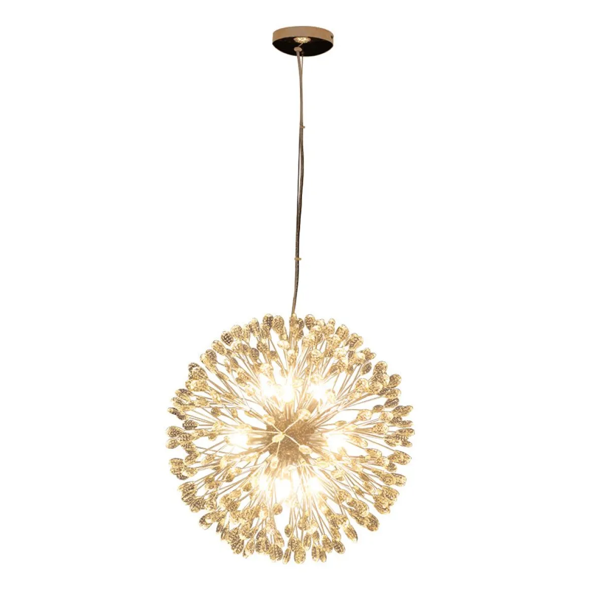 Luxury Bloom Dandelion Crystal Firework Chandelier