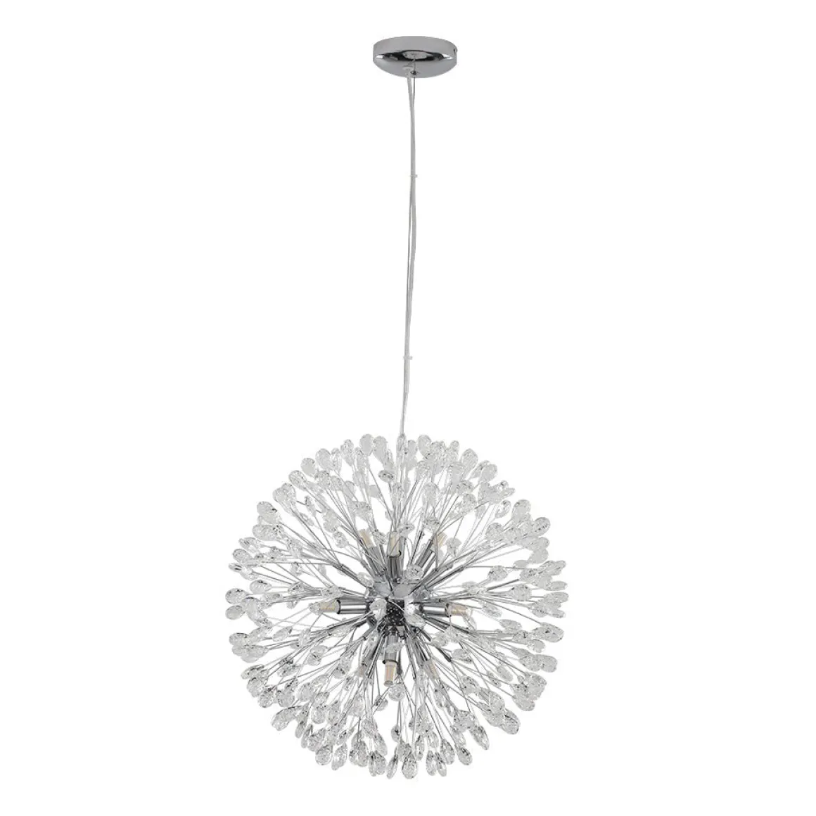 Luxury Bloom Dandelion Crystal Firework Chandelier