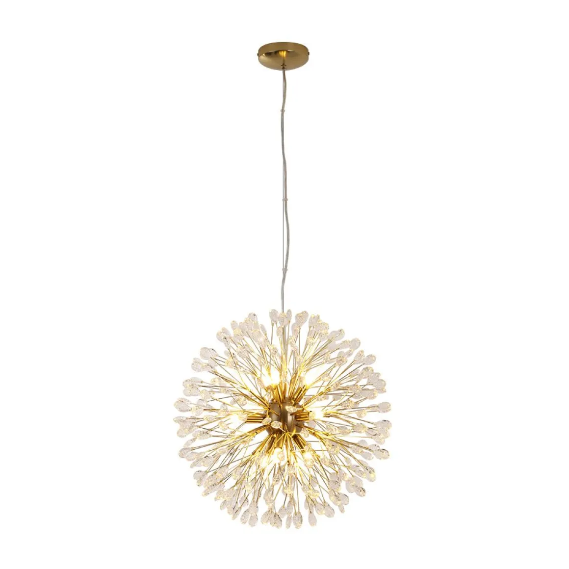 Luxury Bloom Dandelion Crystal Firework Chandelier