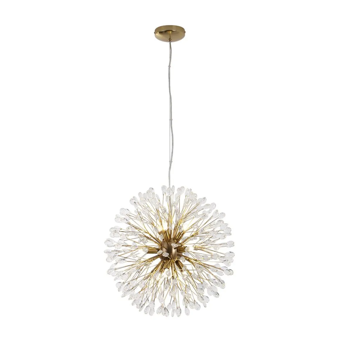 Luxury Bloom Dandelion Crystal Firework Chandelier
