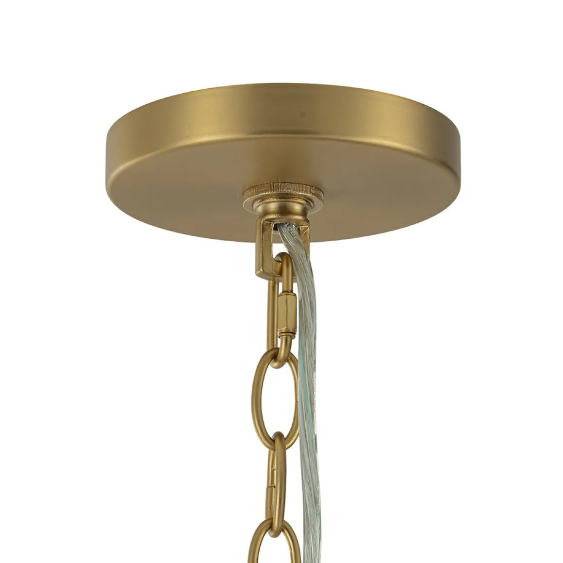 Luxury Cascade Cluster Ribbed Glass Bubble Entry Chandelier