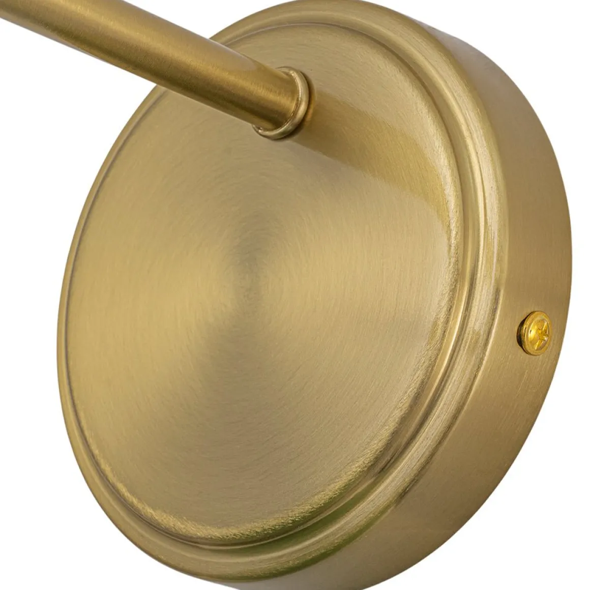 Macaron Brass Green 1-Light Iron Conical Wall Sconce