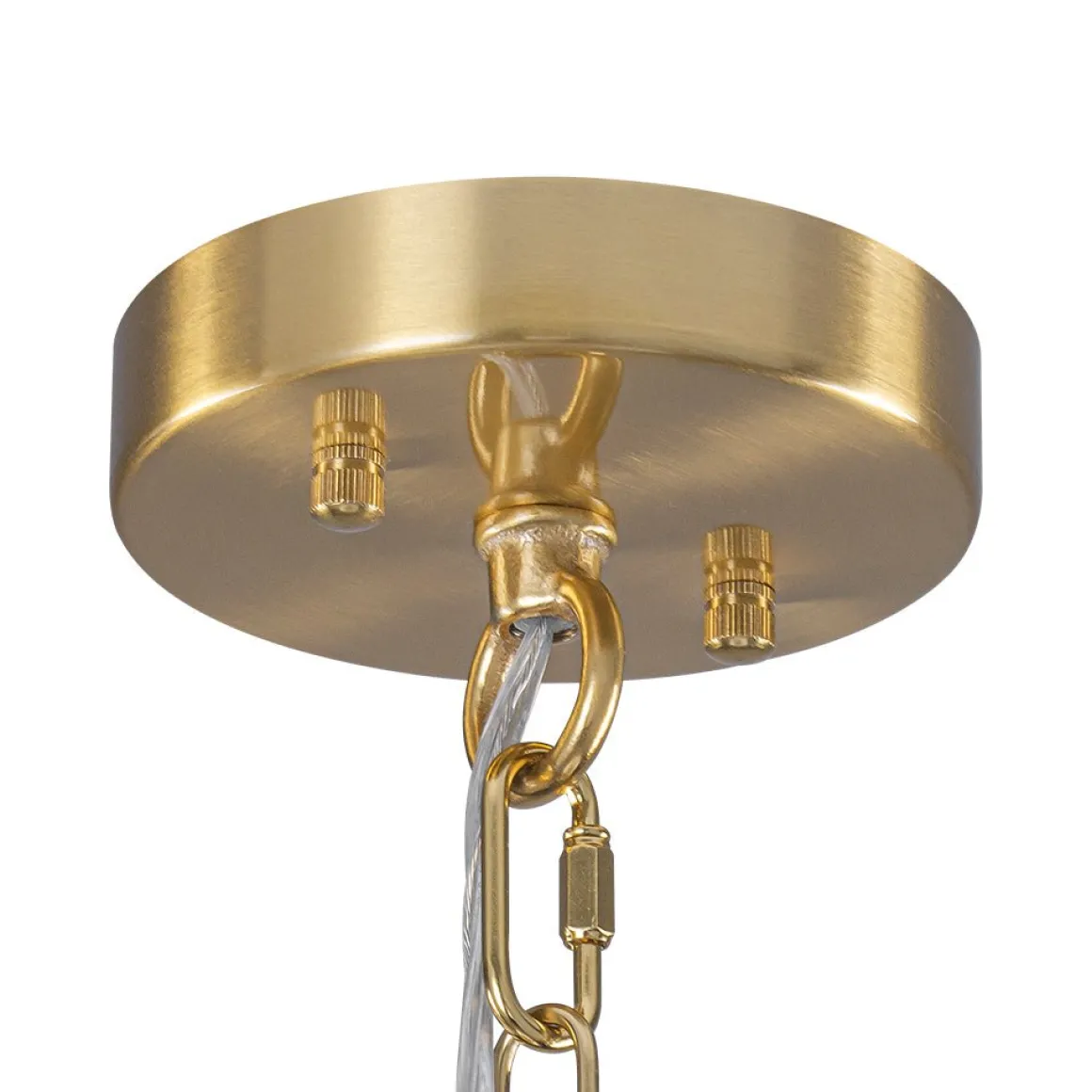 Mid-Century Brass 1-light Shine Opal Glass Globe Pendant