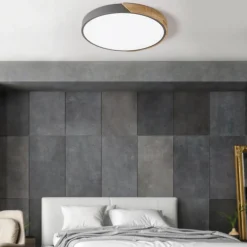Minimalist LED Flush Mount Drum Light