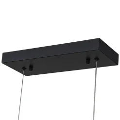 Minimalist Linear Wood Dimmable LED Island Pendant