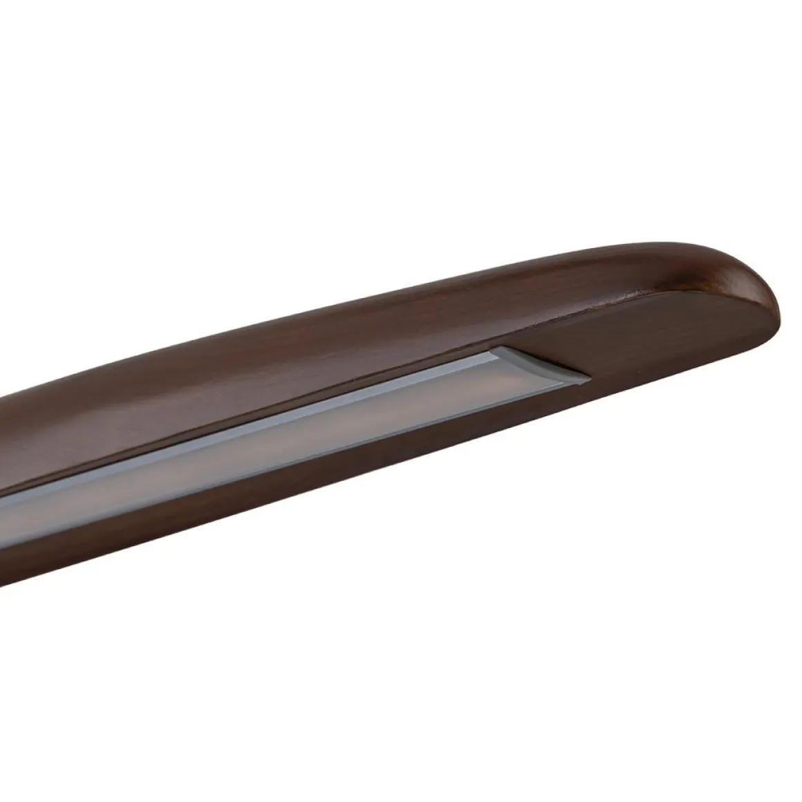 Minimalist Linear Wood Dimmable LED Island Pendant