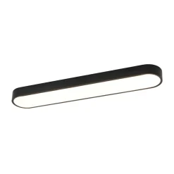 Minimalist Long Oval Dimmable LED Flush Mount Ceiling Light