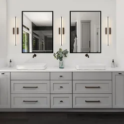Minimalist Rectangle Dimmable LED Vanity Wall Light