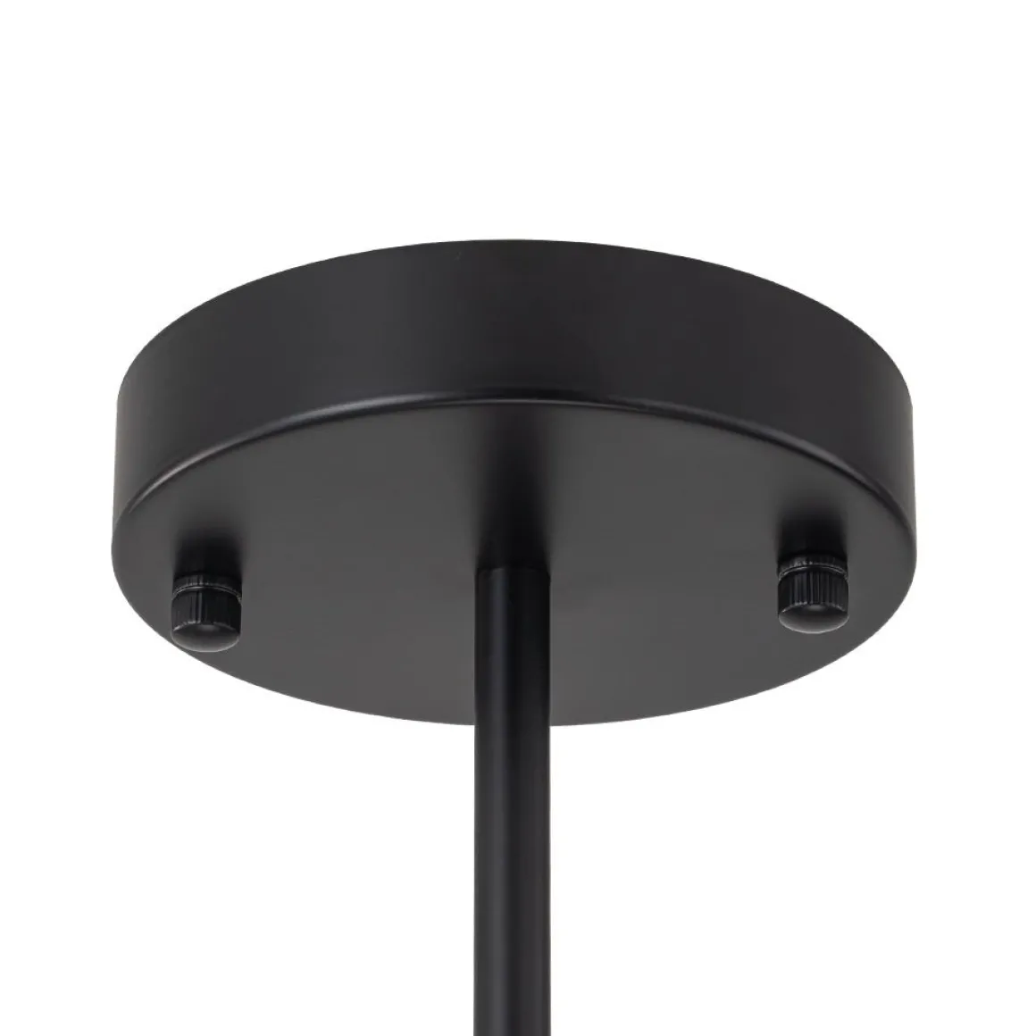 Modern Black Opal Glass Globe Sputnik Chandelier