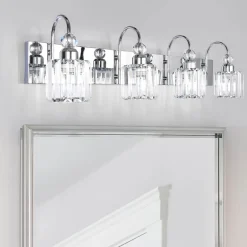 Modern Crystal Vanity Wall Sconce