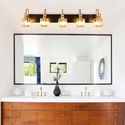 Modern Crystal Vanity Wall Sconce