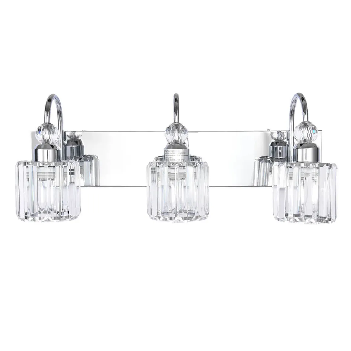 Modern Crystal Vanity Wall Sconce