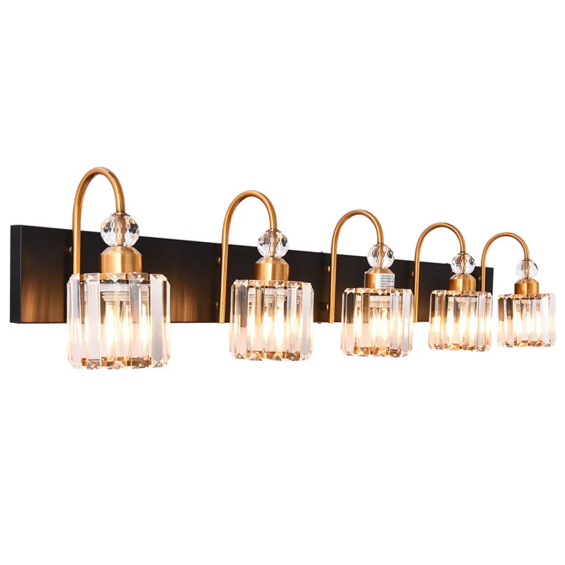 Modern Crystal Vanity Wall Sconce