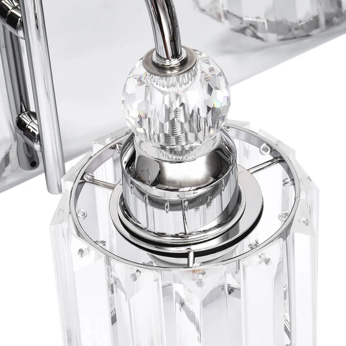 Modern Crystal Vanity Wall Sconce