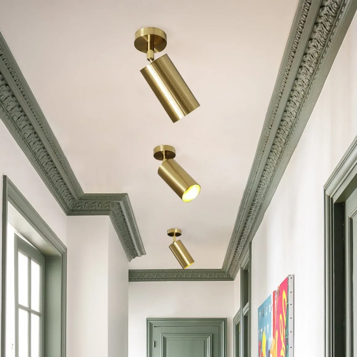 Modern 1-Light GU10 Adjustable Ceiling Spot Light Track Light