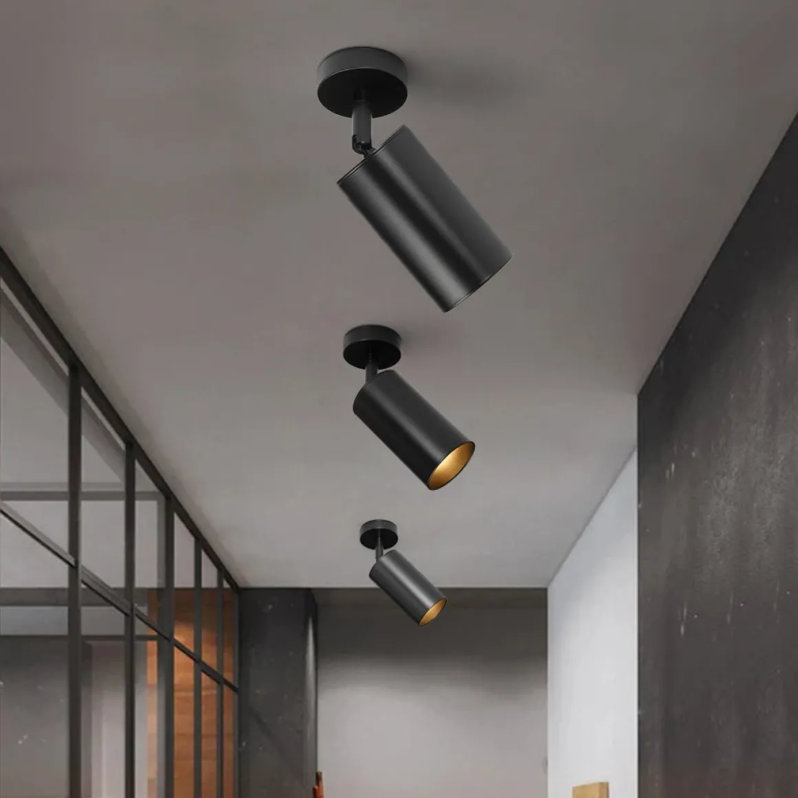 Modern 1-Light GU10 Adjustable Ceiling Spot Light Track Light