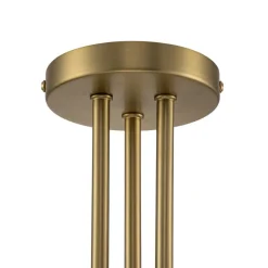 Modern 3-Light Opal Glass Globe Ceiling Light