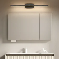 Modern Minimalist LED Linear Bathroom Vanity Light Warm White Wall Sconce