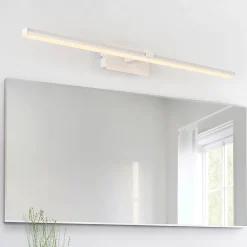 Modern Minimalist LED Linear Bathroom Vanity Light Warm White Wall Sconce