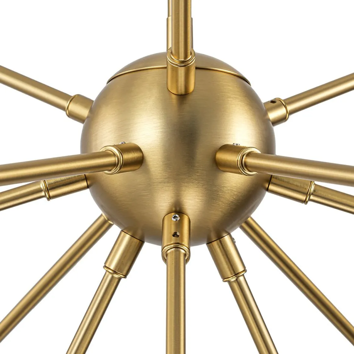 Modern Opal Glass Globe 12-light Sphere Sputnik Chandelier