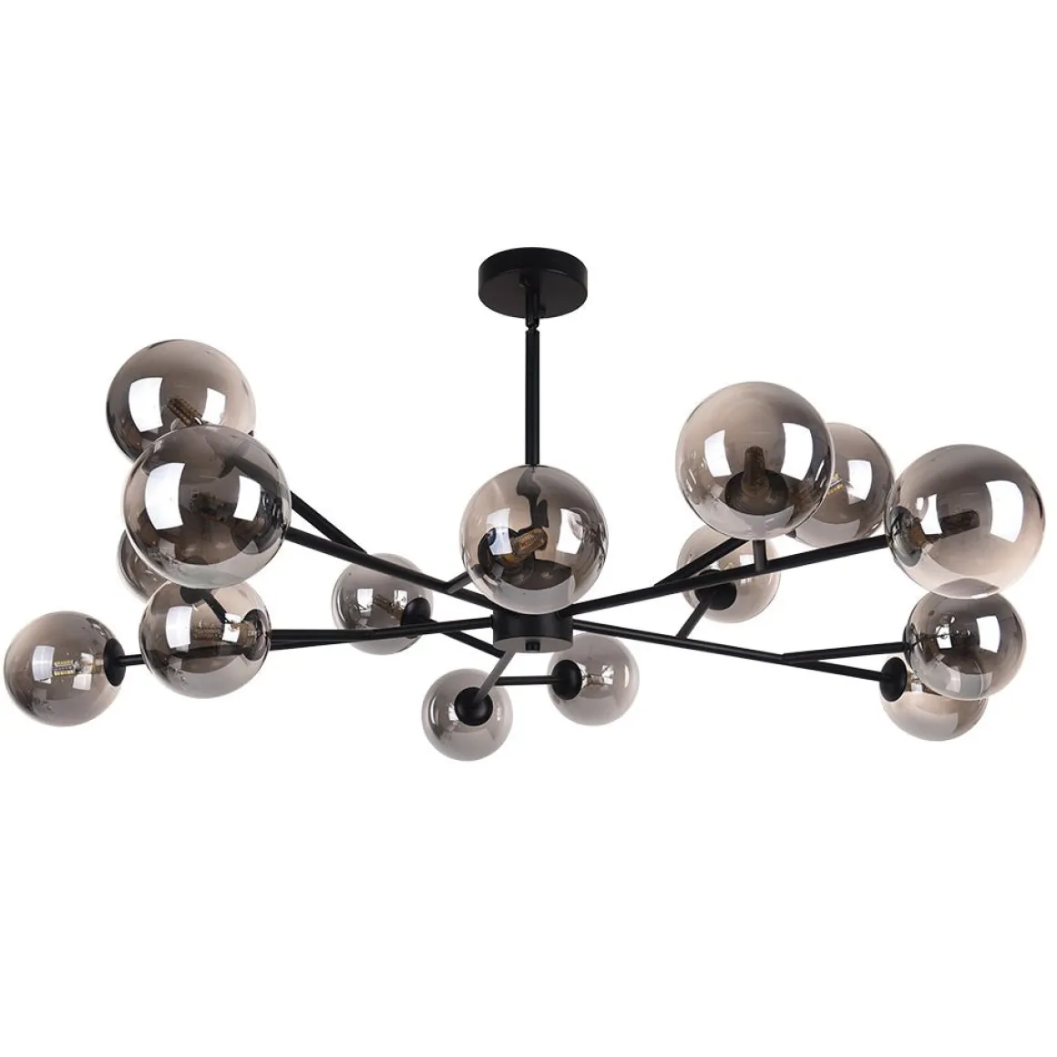 Modern Sputnik Branching Bubble Chandelier