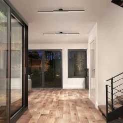 (OpenBox) Dimmable 2-Light Long Strip Linear LED Flush Mount
