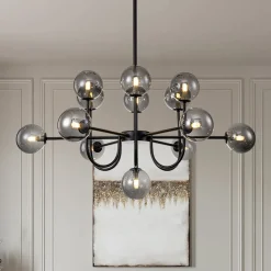 (OpenBox) Glam 13-Light Sputnik Glass Globe Bubble Chandelier