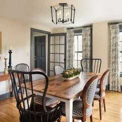 (OpenBox) 4-light French Antique Candle Style Lantern Semi Flush
