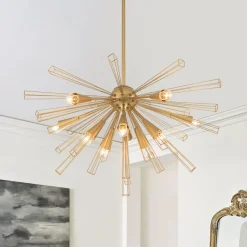 (OpenBox) 10-Light Geometric Sputnik Sunburst Chandelier