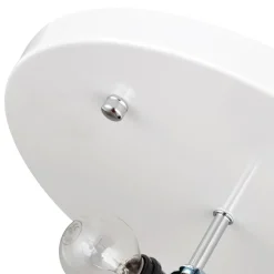 (OpenBox) Mid-Century Modern White Flush Mount Light