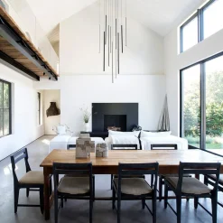 (OpenBox) Modern 12-Light Black Cluster Tube LED Pendant Light