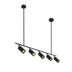 (OpenBox) Modern 5-Light Linear Semi Flush Track Light