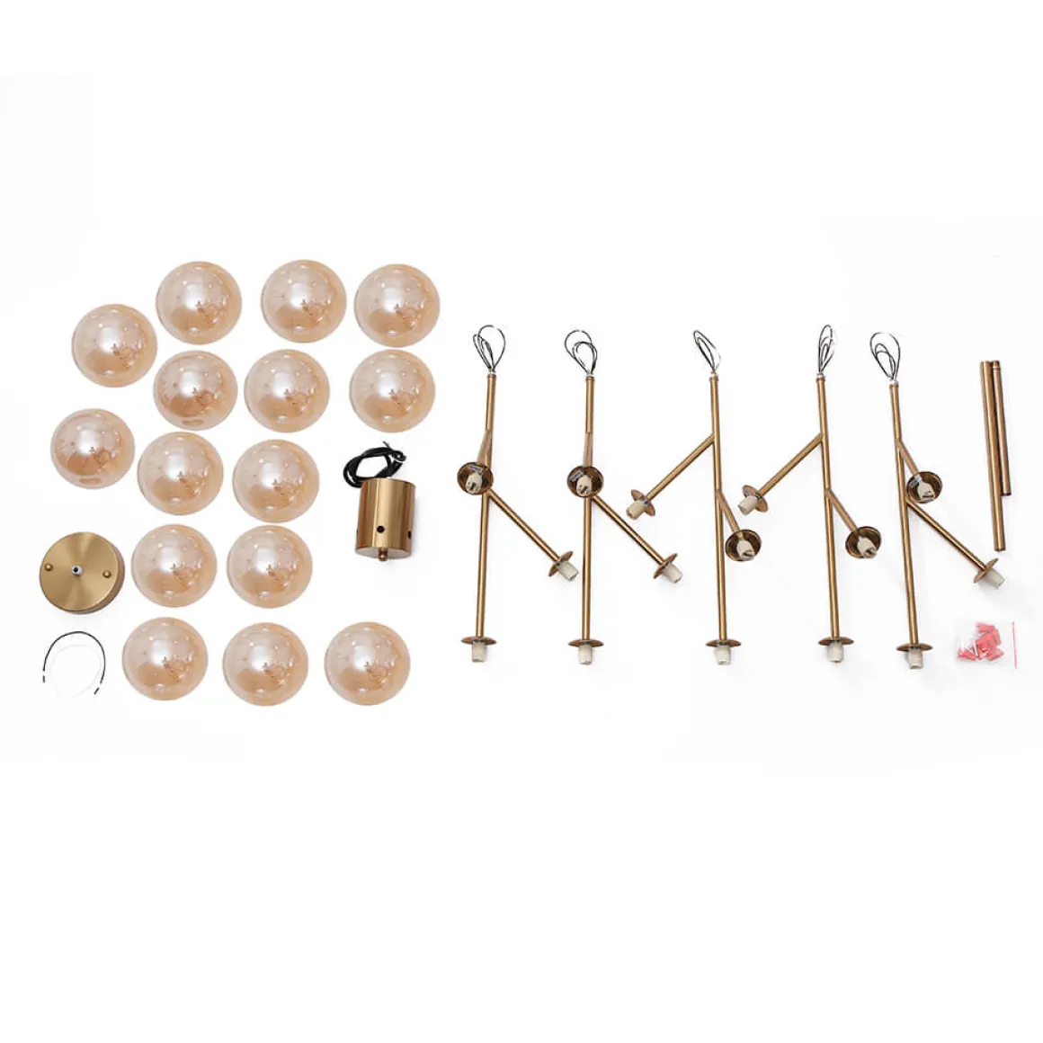 (OpenBox) Modern Sputnik Branching Bubble Chandelier