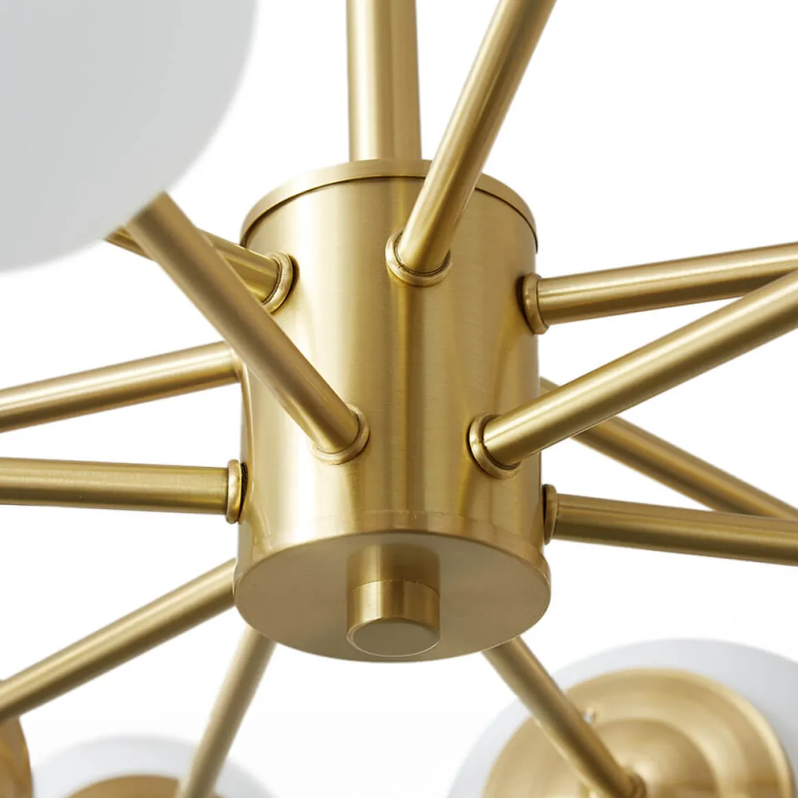 (OpenBox) Opal Glass Globe Sputnik Chandelier