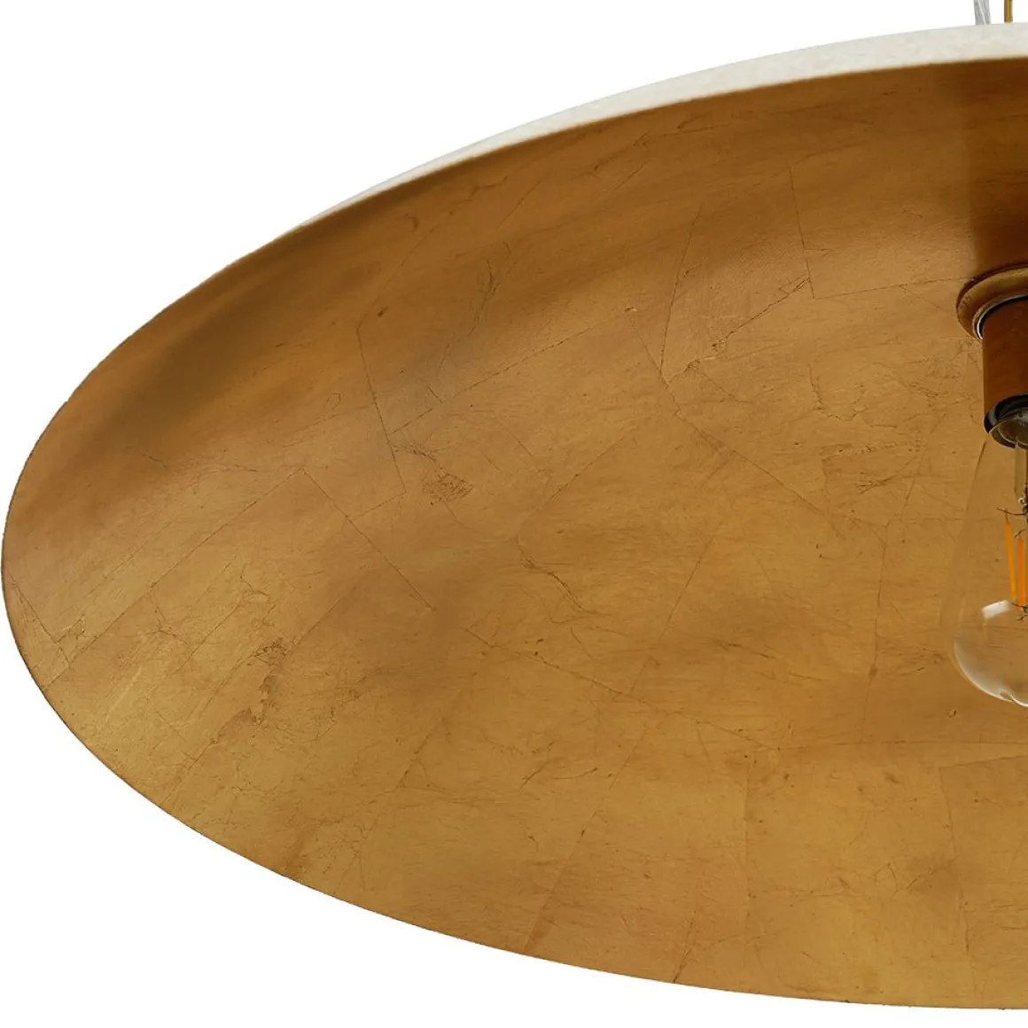 (OpenBox) Vintage Oversized Flat Dome Metal Pendant Light
