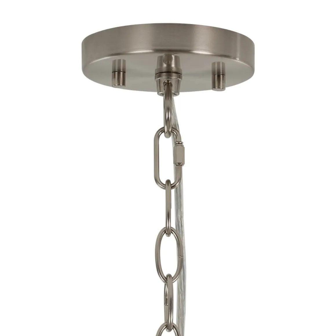 Oversized 8-Light Spiral Tiered Clear Glass Bubble Chandelier