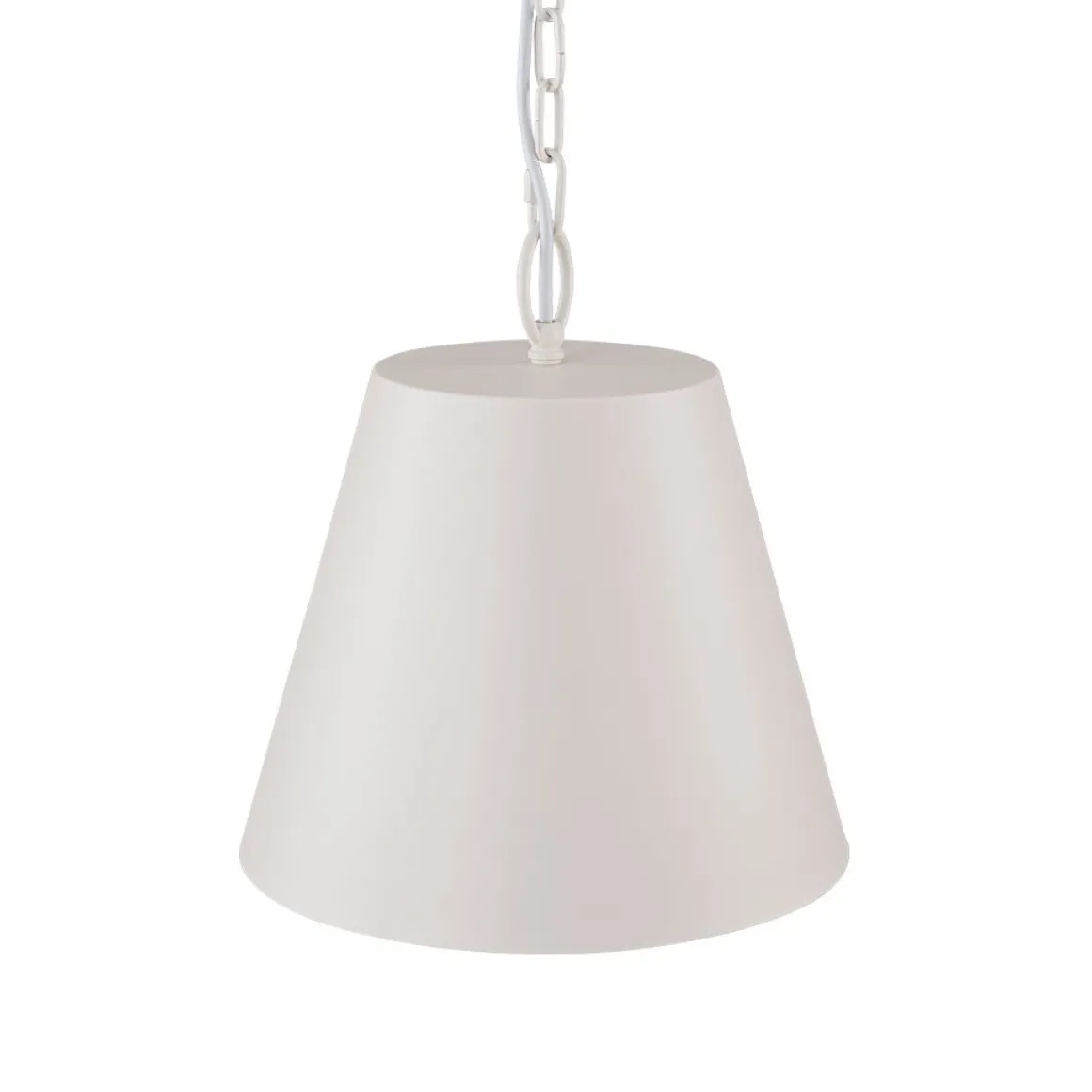 Scandinavian 1-Light Geometric White Kitchen Pendant Light