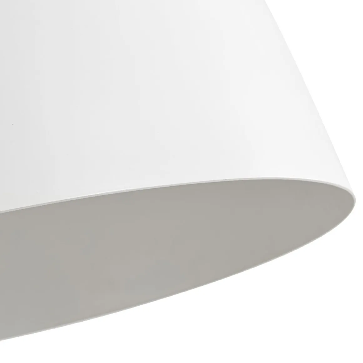 Scandinavian Oversized Iron White Bell Dome Pendant Light