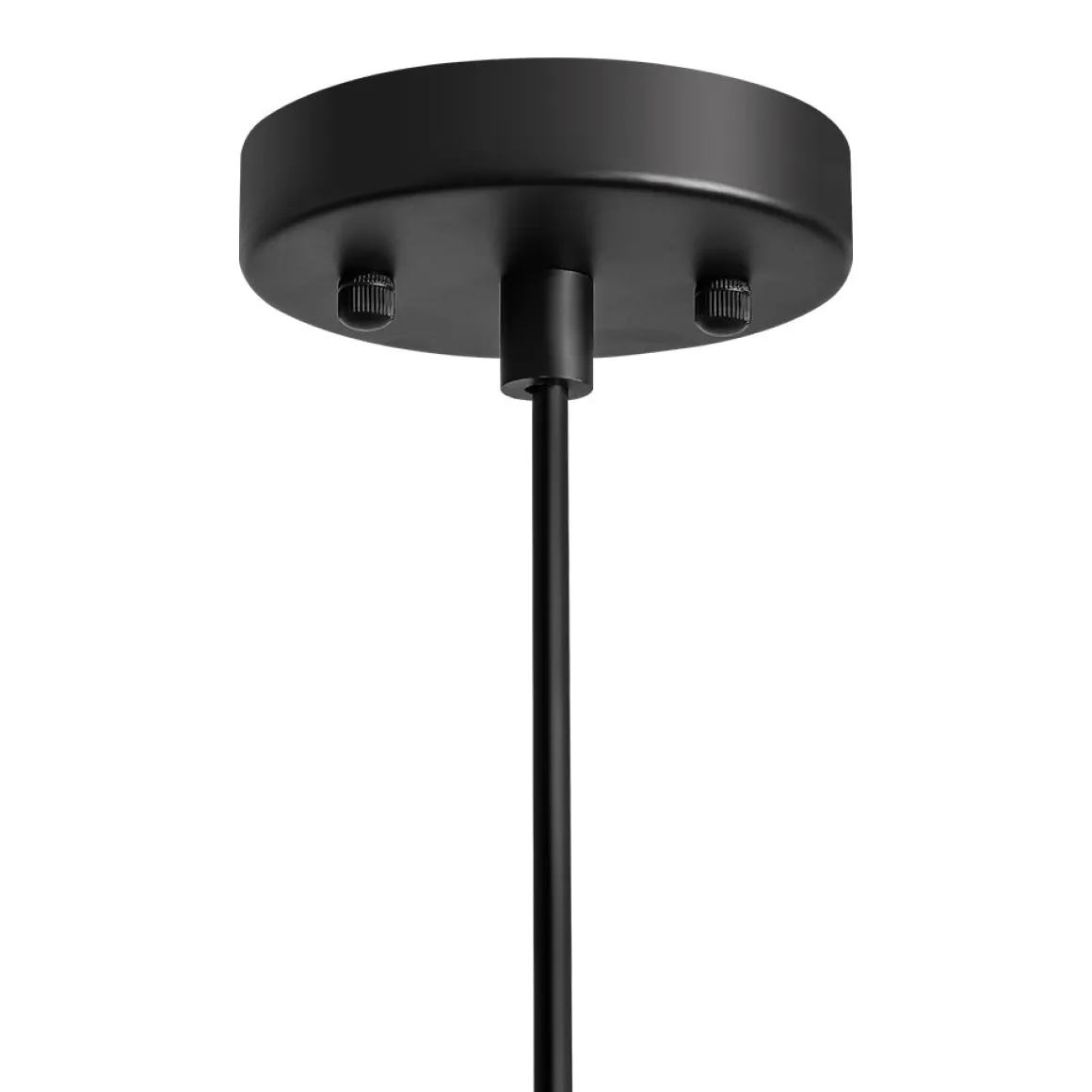 Scandinavian Retro Oversized Black Gold Flat Dome Metal Pendant