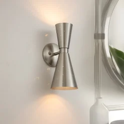 Starry 2-Light Hourglass Wall Sconce
