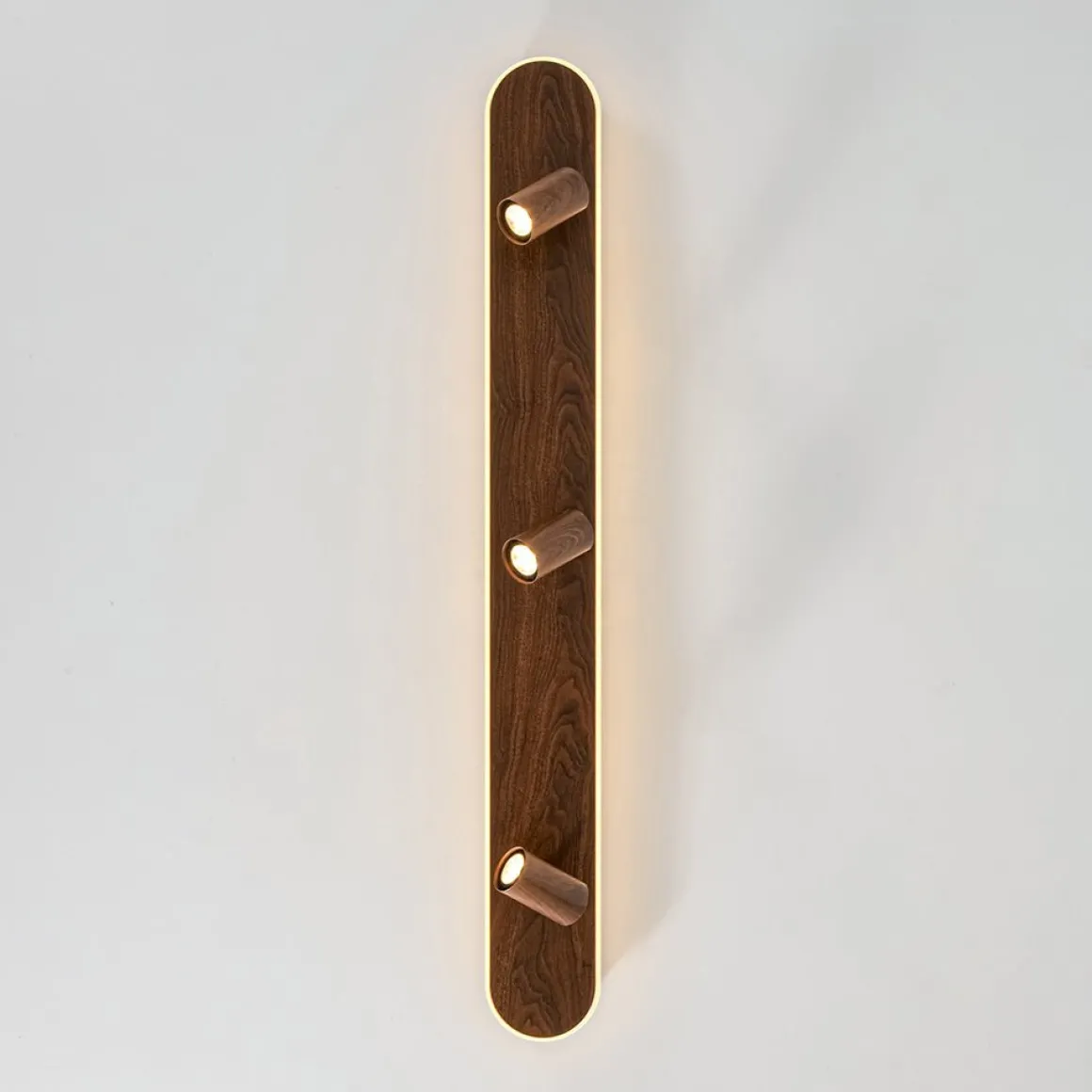 Wood Oval LED Adjustable Spotlight Ceiling Track Light