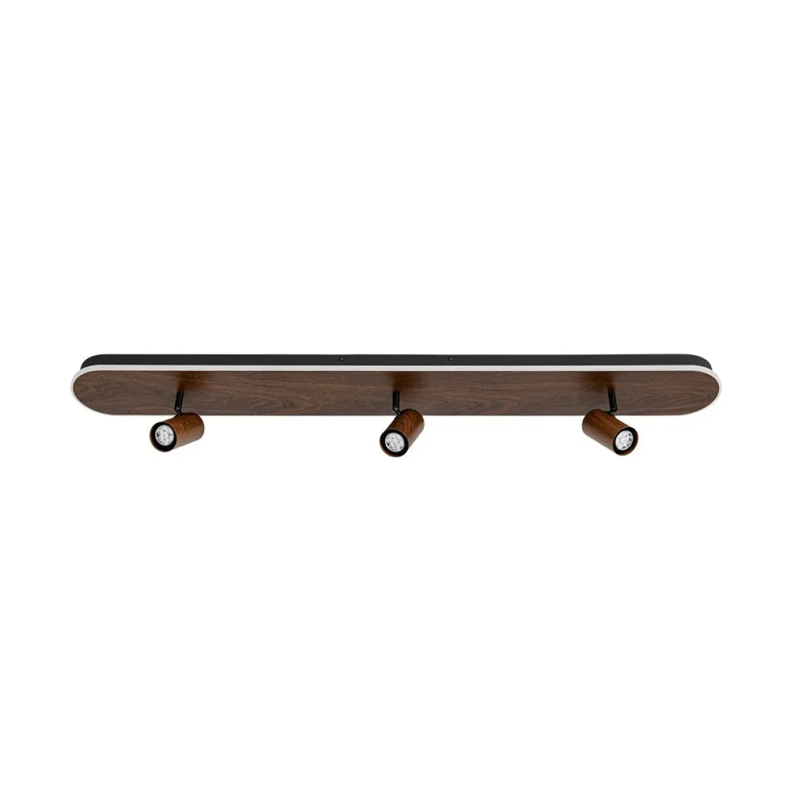 Wood Oval LED Adjustable Spotlight Ceiling Track Light
